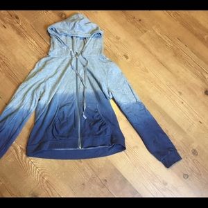 Juicy Couture Ombre Zip-up Sweater